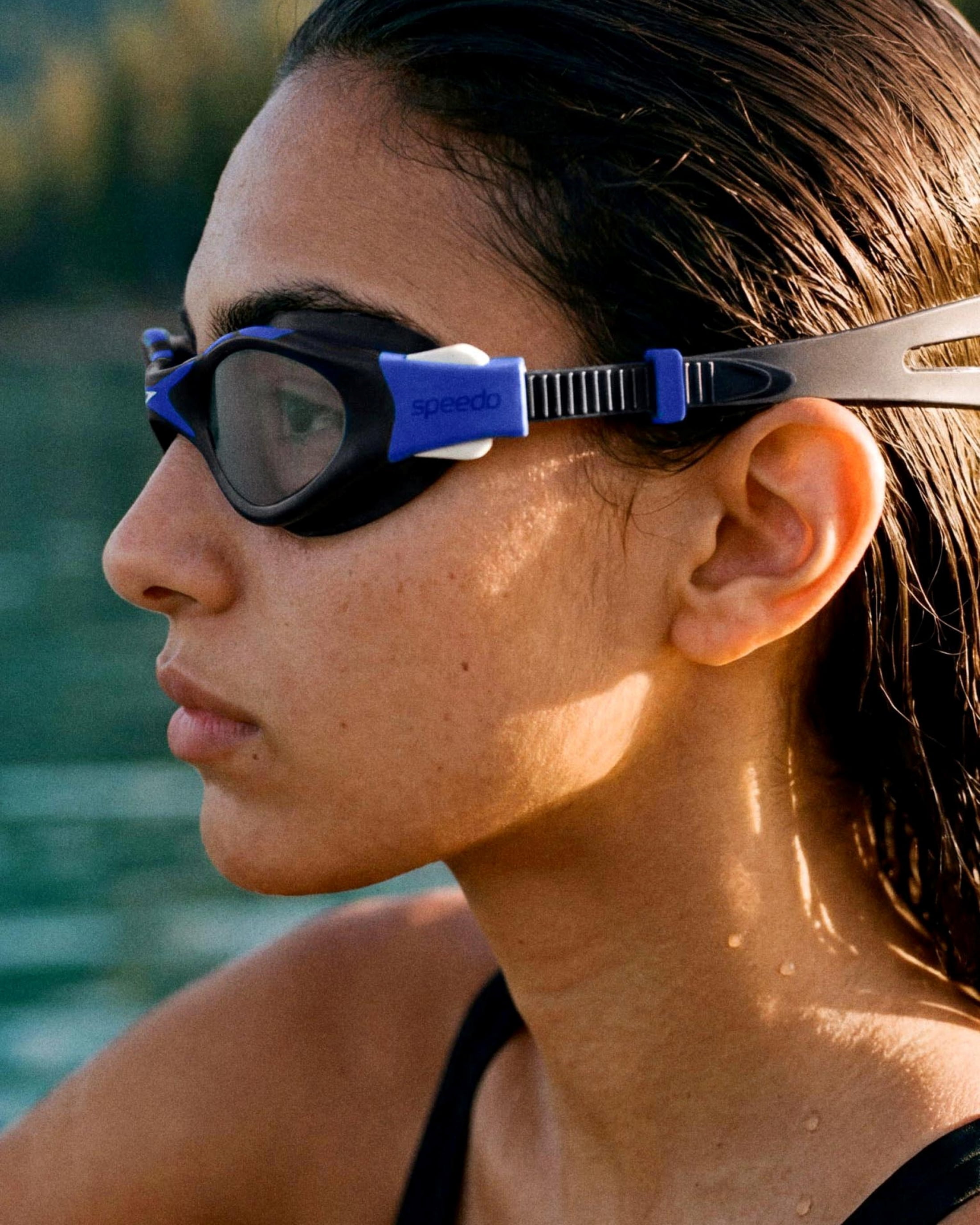 (2 pack) Speedo Adult Seabreeze Swim Goggle, Soft Fit with Anti‑Fog and UV Protection, Ages 12+