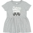 thumbnail image 3 of Inktastic Future Racer Car Racing Girls Baby Dress, 3 of 5