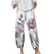 thumbnail image 2 of Ichuanyi liquidación botones de cintura elástica imprimir pantalones de pantalones delgados delgados ICHUANYI WER2023081604865, 2 of 5