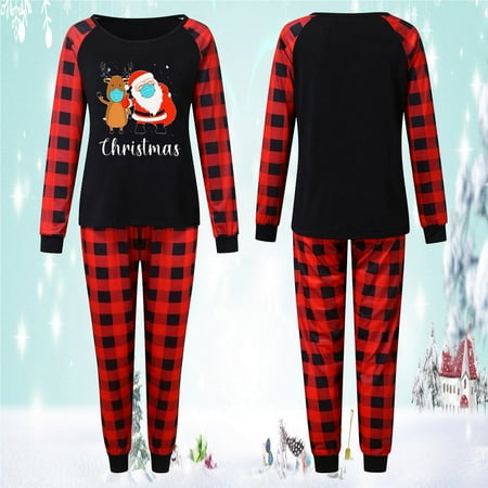 

Merry Christmas Santa Loungewear Christmas Family Matching Pajamas Women Men Sleepwear