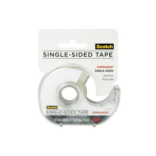 Scotch(R) 137 Photo Safe Double-Sided Tape, 1/2in. x 400in., Pack Of 4