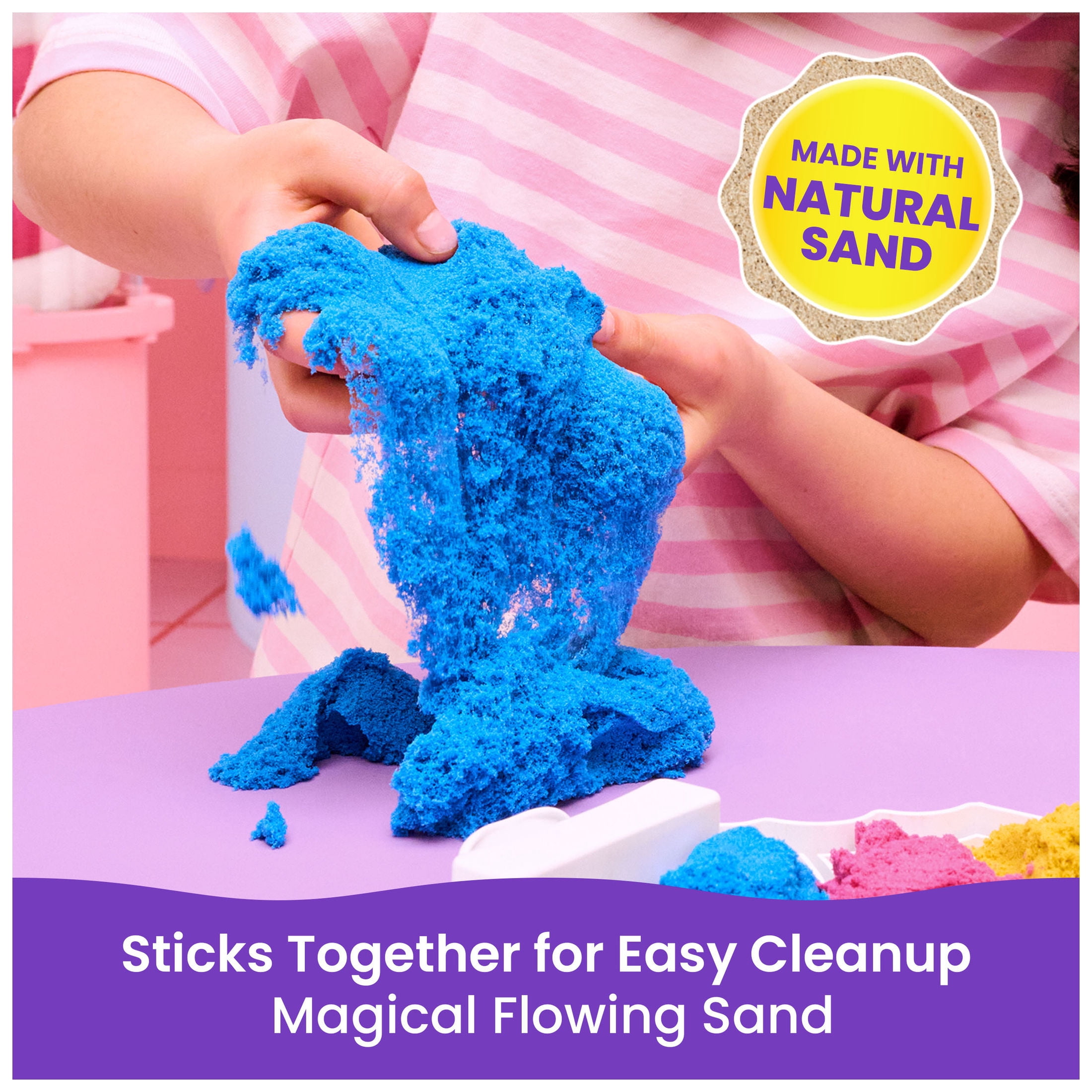 Kinetic Sand, Sweet Station with 1lb Play Sand, Tools & Candy Machine for Kids 5 and up