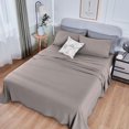 thumbnail image 2 of 3/4 Piece Bed Sheet Set 1800 Count Microfiber Deep Pocket Hotel Bed Sheet (Mocha, Queen), 2 of 16