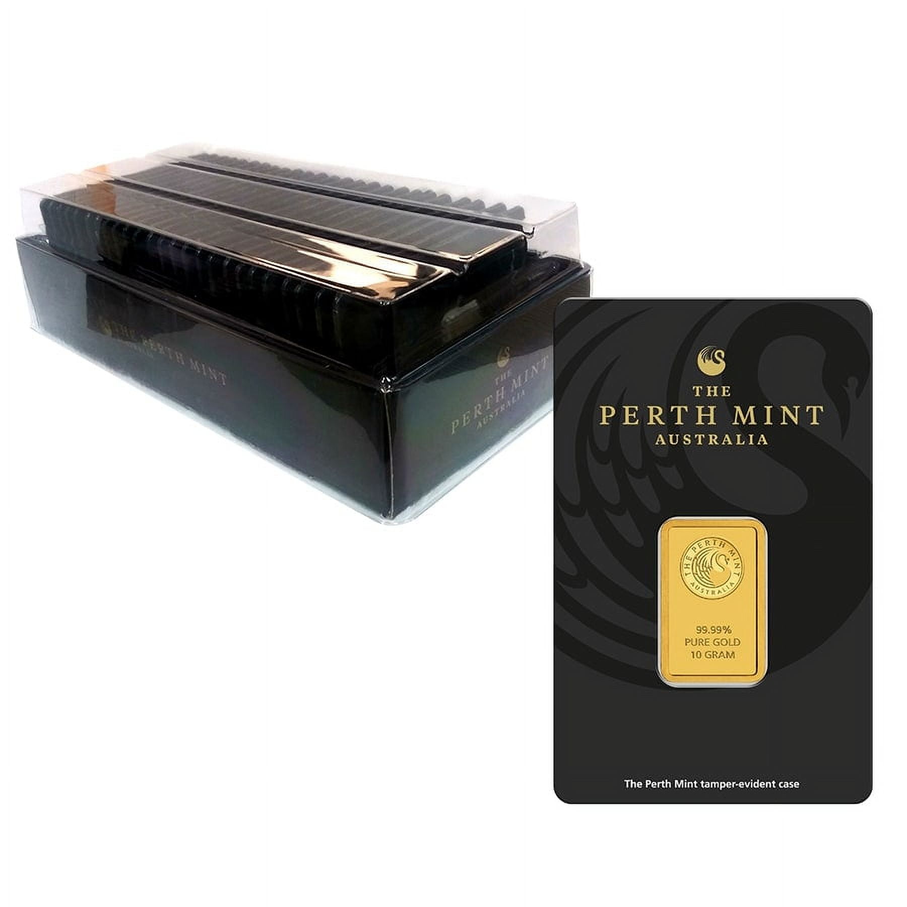 10 Gram Perth Mint Gold Bar .9999 Fine (in Assay)