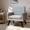Light Grey, variant on Accent Chair for Living Room, Mid-Century Modern Comfy Upholstered Armchair with Large Seat, Single Sofa Reading Chair, 496 Lb. Weight Capacity, for Bedroom, Apartment, Cream