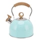 thumbnail image 1 of Tetera para estufa, tetera con silbido de 2,5 L, tetera de acero inoxidable, tetera con silbido portátil, diseño fácil de usar, 1 of 8