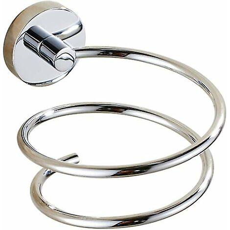 Chrome Wall Mounted Hair Dryer Holder, 304 Stainless Steel Hair Dryer Storage/holder 107*70mm), Bathroom Accessories