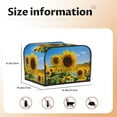 thumbnail image 5 of Balery Sky Golden Sunflower Field B Pattern Oven Cover Kitchen Bread Machine Protector, 4 Slice Toaster Cover for Home, Anti Dust Fingerprint Coaster Cover, 5 of 7