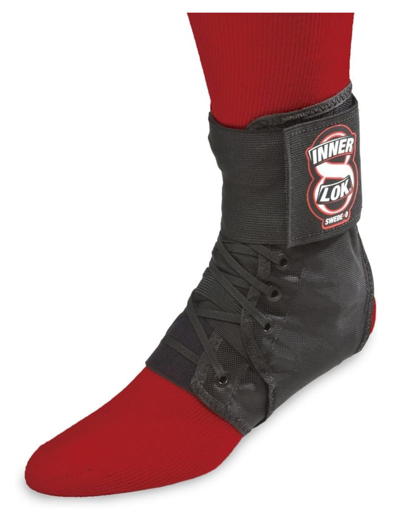 Swede-O Inner Lok Ankle Brace, Black, Medium