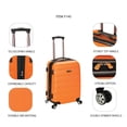 thumbnail image 3 of ROCKLAND F145-RED MELBOURNE 20 Pouces ABS Extensible Bagage à Main, 3 of 3