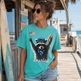 thumbnail image 4 of Patriotic Raccoon America Comfort Colors Shirt, 4th of July Raccoon Graphic Tee, USA Summer Gift for Women, 4 of 6