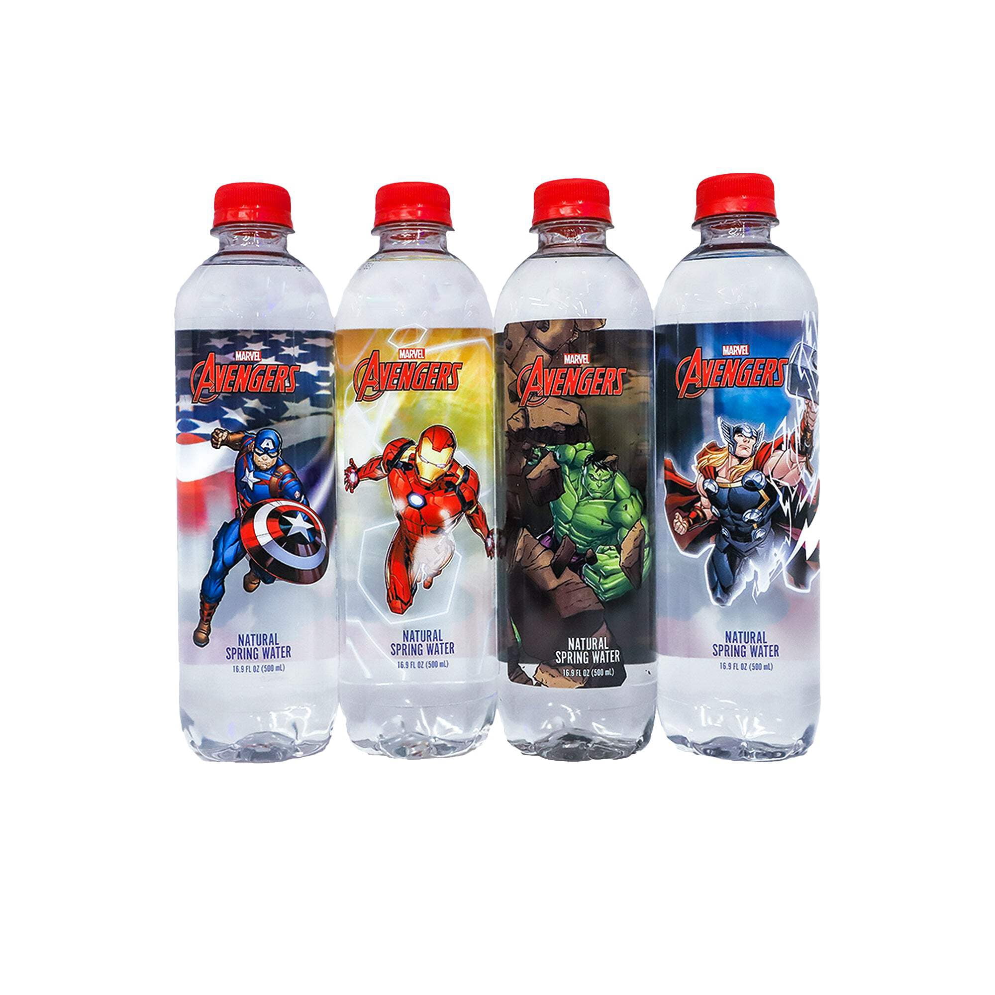 Marvel Avengers Aluminum Water Bottle, Bottled Water, 12 x 12 oz