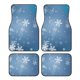 thumbnail image 1 of Fotbe Snowflakes1 Juego de 4 Tapetes para Auto con Estampado – Alfombrillas de Goma Reforzada, Diseño Antideslizante, Protección para Todo el Año – Vehículos, Autos, Camionetas y SUVs, 1 of 7