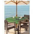 thumbnail image 3 of Outdoor Tablecloth with Umbrella Hole and Zipper, Golf Balls Waterproof Patio Tablecloth for Dining 60''x60'', Green Sports Art Truck Brown Lattice Wipeable Table Cover for Picnic BBQ Party Patio, 3 of 9