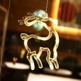 thumbnail image 1 of Xihbxyly Luz Led Navideña de Copo de Nieve, Diseño Romántico En Blanco Cálido, Lámpara Colgante con Ventosa, Decoración para El Hogar y Fiestas, Decoración para Bodas y Festividades, Funciona con Pil, 1 of 3