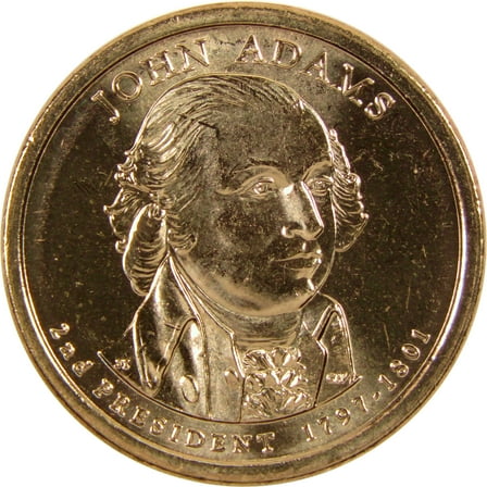 2007 D John Adams Presidential Dollar BU Uncirculated $1 Coin