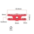 thumbnail image 3 of Clip de hélice plegable , eje de rosca del adaptador de accesorios de 5mm/6mm/8mm para piezas de planeador de ala fija RC , 5MM rojo CUTICAT Clip de hélice plegable, 3 of 8
