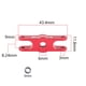 thumbnail image 3 of Clip de hélice plegable , eje de rosca del adaptador de accesorios de 5mm/6mm/8mm para piezas de planeador de ala fija RC , 5MM rojo CUTICAT Clip de hélice plegable, 3 of 8