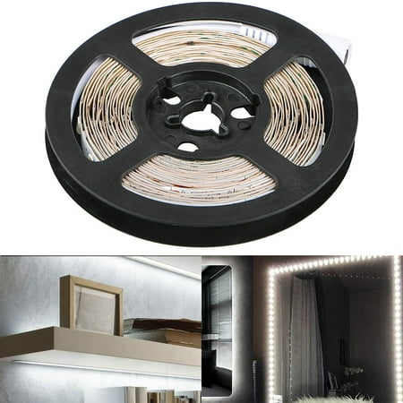 cabinet led light lighting kit strips strip daylight 6000k 12v tape ribbon bright supply feet under super power curio walmart