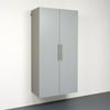 Atlin Designs 36" Large Storage Cabinet in Light Gray Laminate