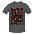 thumbnail image 4 of Bingfone Cherry Men'S Loose Fit Short-Sleeve Pocket T-Shirt, 4 of 7