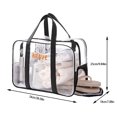 thumbnail image 3 of WSBDENLK Sports Swimsuit Goggle Storage Bag Transparent Pvc Handheld Beach Bag Large Capacity Swimming Bag, 3 of 7