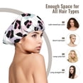 thumbnail image 6 of retro print leopard Silk Bonnet for Sleeping Women Men, Adjustable Elastic Satin Bonnet Bonnet for Sleeping, Soft Similar Silk Curly Cuteness Hair Bonnet for Sleeping, 6 of 7