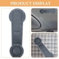 thumbnail image 3 of SEWCHICS 6Pcs Sparkly Car Accessories Car Window Crank Handle Black ABS Window Regulator for DIY Projects, 3 of 8
