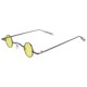 thumbnail image 3 of EeaseMX Gafas de sol con montura redonda pequeña, creativas, decorativas, para fiesta y playa, para hombres y mujeres (amarillas), 3 of 8