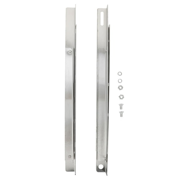 IFANLANDOR 2Pcs Heavy Duty Air Conditioner Bracket Silver Foldable Support Window AC Bracket Installation