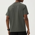 thumbnail image 5 of Gyexs Mens Swimming Shirt UV Protection Short Sleeve UPF 50+ Quick Drying Sun Protection Rash Guard Shirts for Fishing Running Army Green, Size M, 5 of 7
