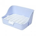 thumbnail image 2 of Rabbit Litter Box Detachable Bedpan for Chinchillas Pet Accessories Rabbit Blue, 2 of 9