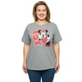 thumbnail image 3 of Minnie Mouse Mom T-Shirt Short Sleeve Disney Women's Plus Size Gray Red, 3 of 7