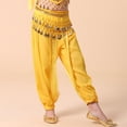 thumbnail image 2 of Pantalones destacados para niños, ropa de danza del vientre para niños, reloj de baile para niños, ropa de actuación, 2 of 4