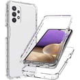 thumbnail image 6 of NEOYFC for Galaxy A32 4G, for Samsung A32 4G SM-A325F Clear Crystal Case with Tempered Glass Screen Protector, Soft 360°Full Body Shockproof Hybrid Bumper Protection for Samsung A32 Clear, 6 of 7