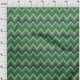 thumbnail image 3 of oneOone Cotton Poplin Light Green Fabric Ikat Sewing Craft Projects Fabric Prints By Yard 56 Inch Wide, 3 of 6