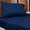 Navy Blue, variant on Everything Comfy Soft Brushed Microfiber Sheet Set, Queen, Navy Blue