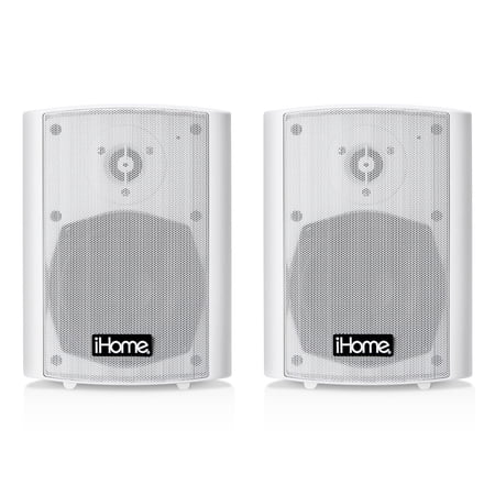 UPC: 0747705007940 | iHome Audio iHSI-W650BT-PR-WHT 6.5  Waterproof Mountable Outdoor Bluetooth Speakers – Pair (White)