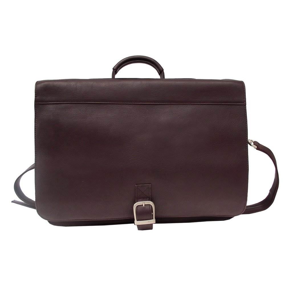 piel leather briefcase