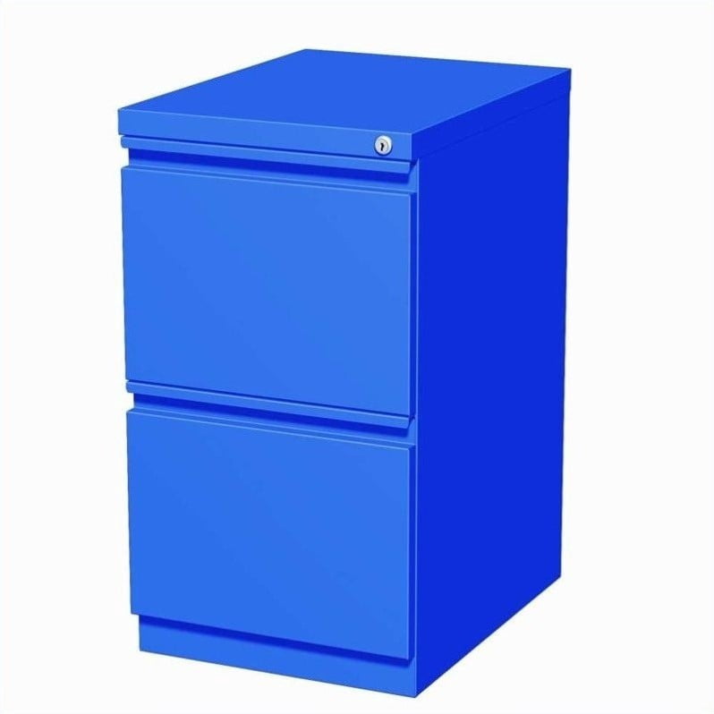 Scranton Co 2 Drawer Mobile File Cabinet In Blue Walmart Canada