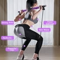 thumbnail image 4 of ORUYROP Pilates Bar, Portable Pilates Bar Kit with Adjustable Resistance Band for Different Height, Home Gym Exercise Stick Yoga Bar with Foot Loop for Hipsline, Stretching, Muscle Toning, 4 of 7