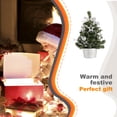 thumbnail image 2 of Matsuzay Pino de Navidad de 20cm, árbol Artificial pequeño, decoración de Navidad falsa, accesorio DIY, atmósfera de Año Nuevo, adorno para centro Kits de decoración para fiestas plata Matsuzay HA008880-04, 2 of 6