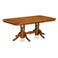 thumbnail image 3 of East West Furniture Napoleon Wood Dining Table in Saddle Brown, 3 of 4