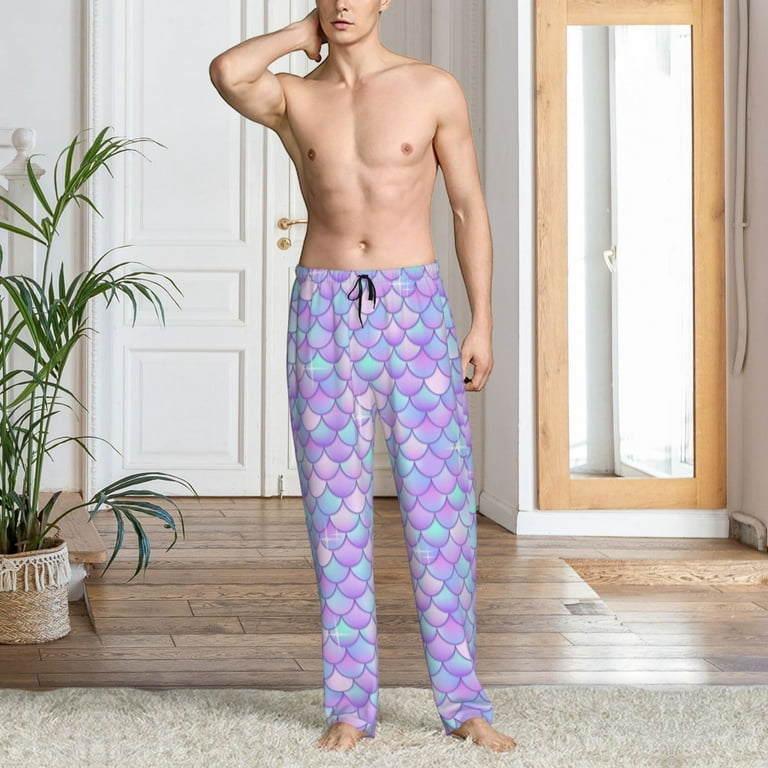 Pajama Pants Men fish dragon iridescent scale Men s Pajama Bottoms Pj Pants Pijamas Para Hombres Walmart