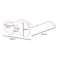 thumbnail image 2 of 2 Pack Oversized White Reading Glasses 3.50 for Women, Ladies Fashionable Square Readers Blue Light Blocking Presbyopic Glasses +3.50 Strength, 2 of 7