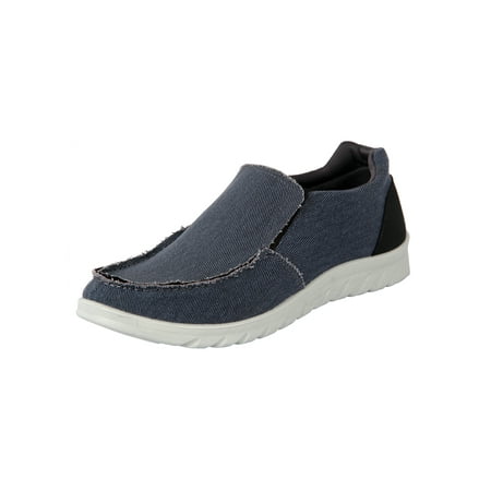 iLoveSIA Men's Comfort Slip-on Cavans Daily Casual Loafer Shoes Light Blue US size