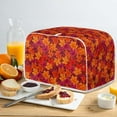 thumbnail image 5 of Wood Sunflower Print Toaster Cover Appliance 2 Slice, Bread Toaster Cover Bakeware Protector, Dust and Fingerprint Protection, 5 of 14