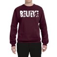 thumbnail image 2 of Wild Bobby Believe Bigfoot Aliens Unisex Crewneck Sweatshirt, 2 of 6