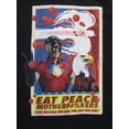 thumbnail image 2 of Peacemaker Christopher Smith And Eagle Eat Peace Men's Black Long Sleeve Shirt-XXL, 2 of 3