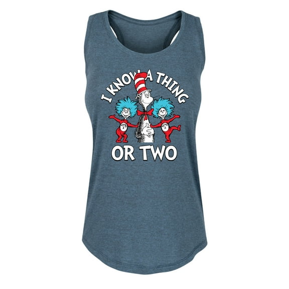 Dr. Seuss - I Know A Thing Or Two - Women's Racerback Tank Top